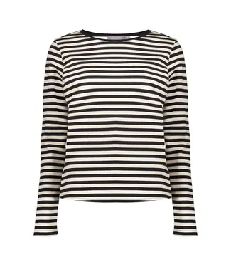 Geisha T-shirt 42639-24 black/white