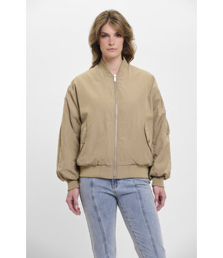 Rino & Pelle Reversible bomer jacket Elyn lush and hot coral