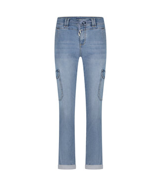 Red Button Cargo denim SRB4518 midstone