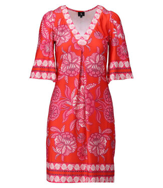K-Design Dress V-hals A117 met design