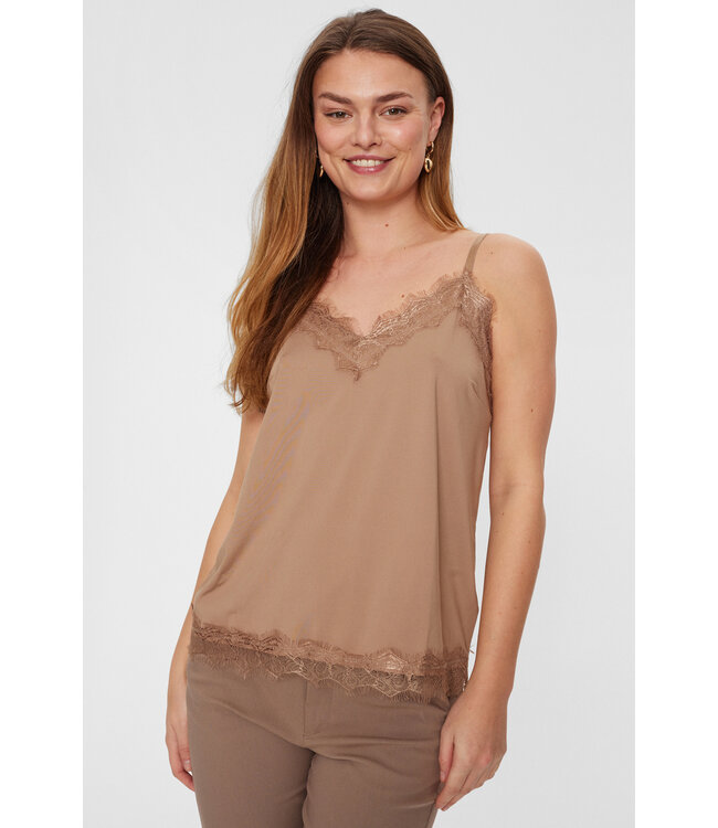 Freequent Top FQBICCO 120962 desert taupe