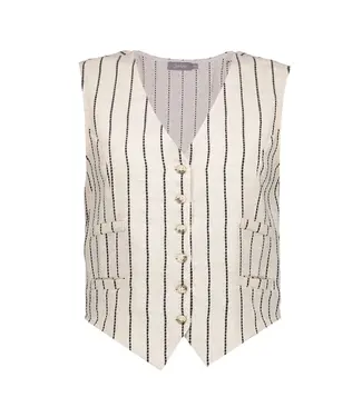 Geisha Gilet 55126-20 sand/black