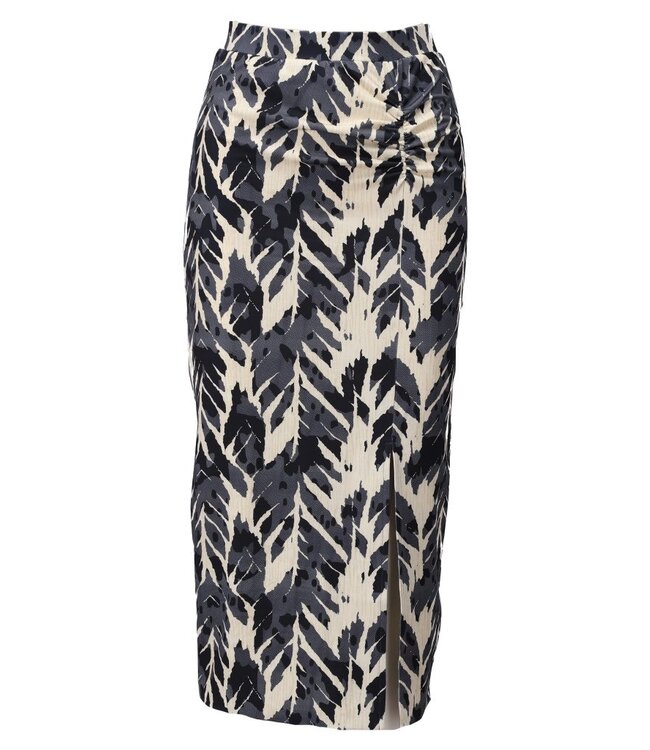 K-Design Skirt A127 met split & design (2kl.)