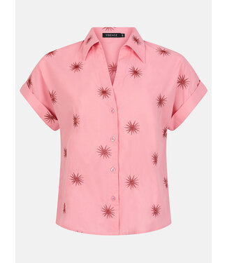 Ydence Blouse Sunny HSS2529 coral pink/stone red