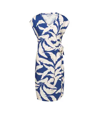 &Co Dress Lizzy banana leaf cobalt multi