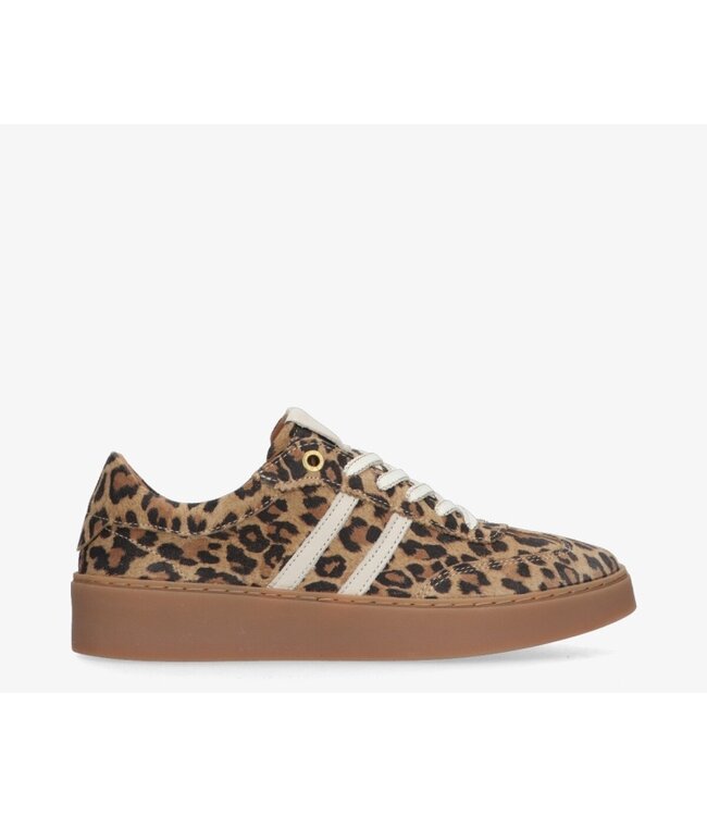 Tango Nynke 1-m multicolour leopard print leer suede