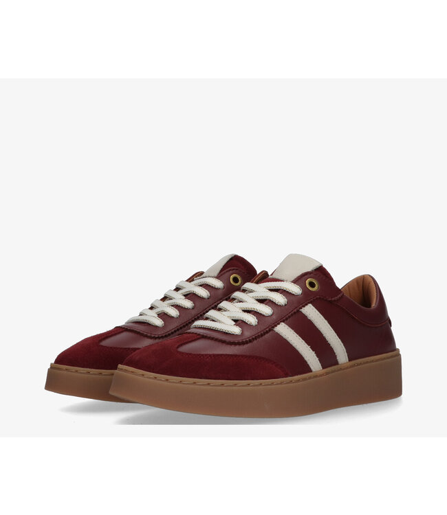 Tango Sneaker Nynke 1-n bordeaux leather/suede