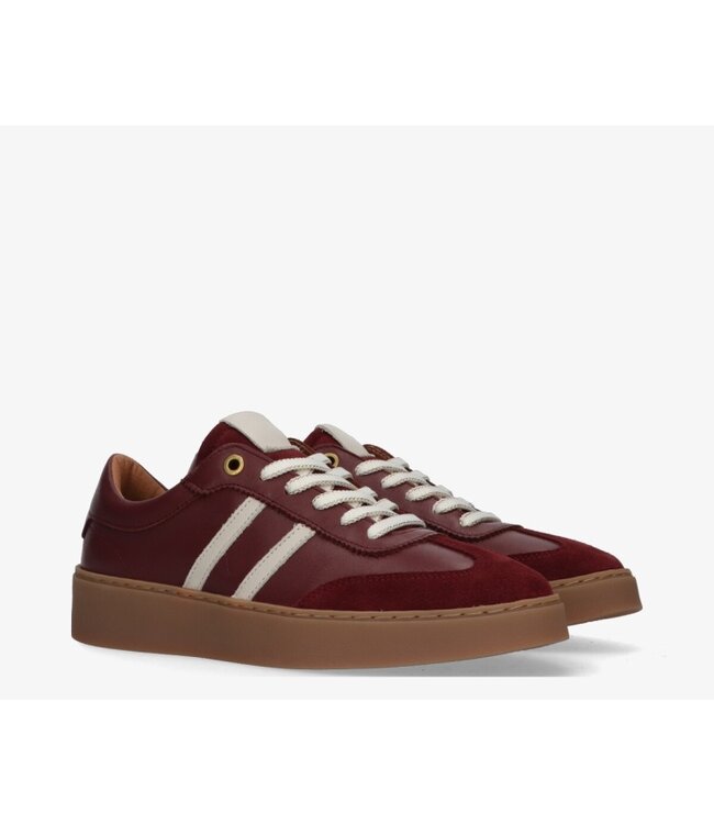 Tango Sneaker Nynke 1-n bordeaux leather/suede