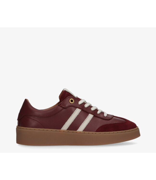 Tango Sneaker Nynke 1-n bordeaux leather/suede