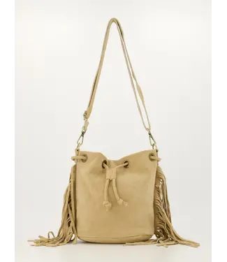 Tas Hazel suede sand