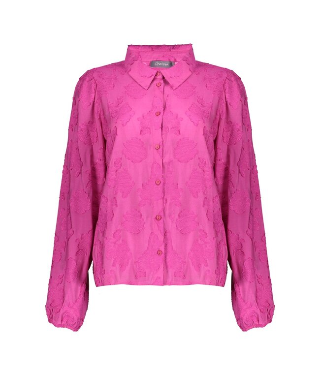 Geisha Blouse fille coupe 53754-20 pink