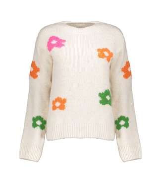 Geisha Pullover flowers 54598-70 off white