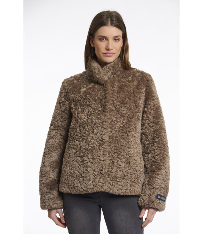 Rino & Pelle Jacket Kion with high neck toffee