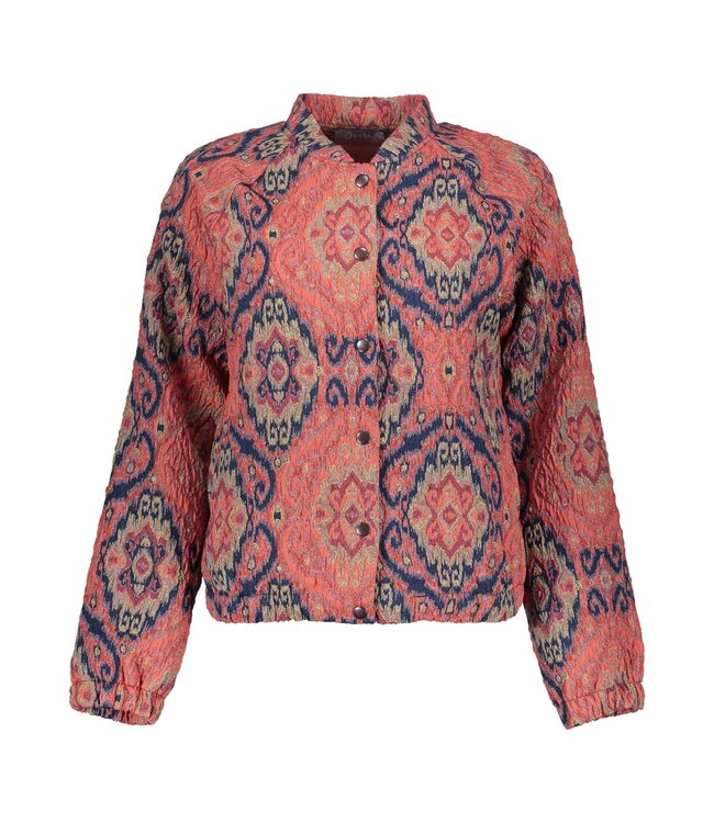 Geisha Jacket print 55700-20 pink/blue