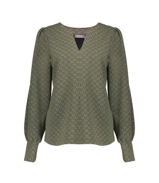 Geisha Top 52530-20 green/black
