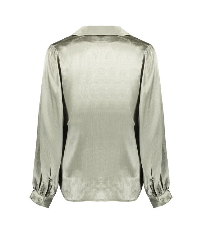 Geisha Satin blouse 53530-14 soft green