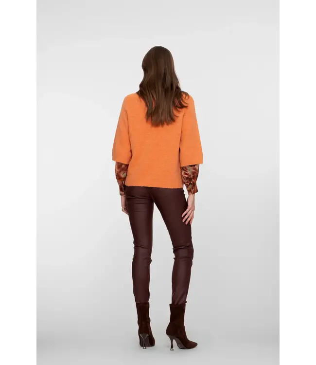 Geisha Jeans coated 51551-10 burgundy