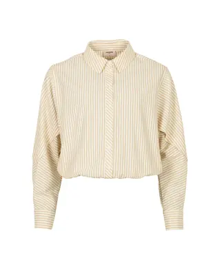 Freebird Blouse Blair off-white/camel