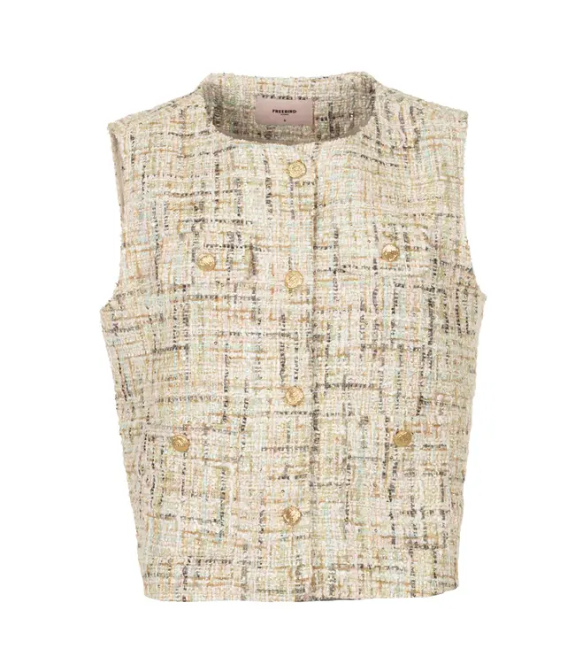 Freebird Gilet Geertje multi colour