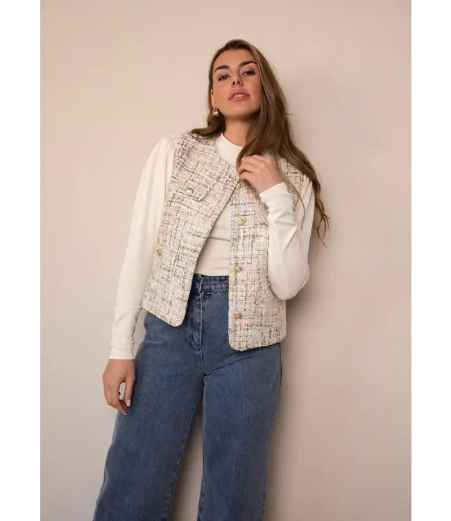 Freebird Gilet Geertje multi colour