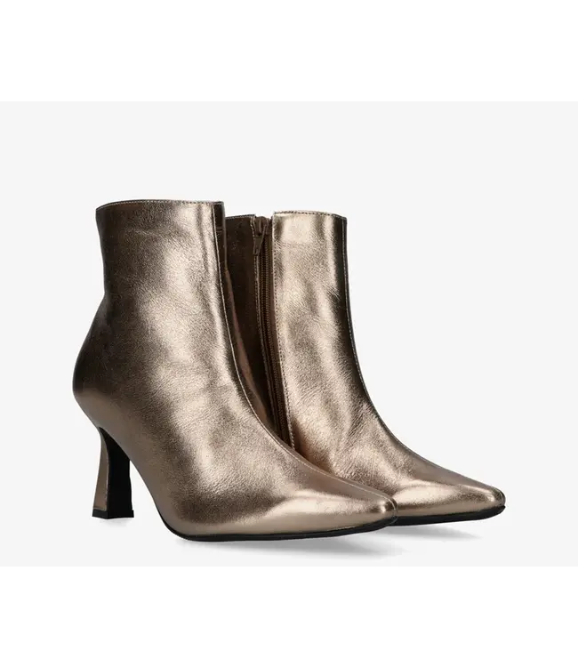Tango Jude 1-t gold metallic leather boot - diabola heel