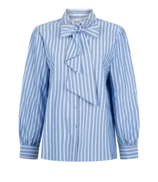 Aaiko Blouse Fenne strass vis 525 office blue
