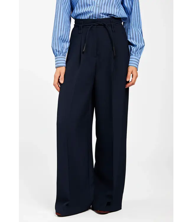 Aaiko Trousers Hailey pes 340 dark navy