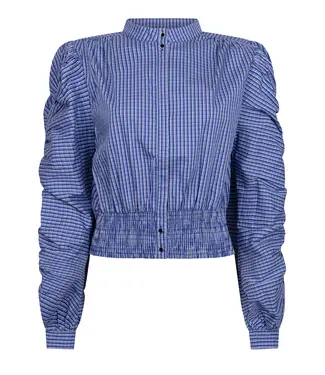 Aaiko Blouse Beaudine check co 517 oceana