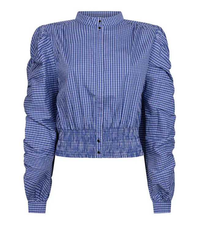 Aaiko Blouse Beaudine check co 517 oceana