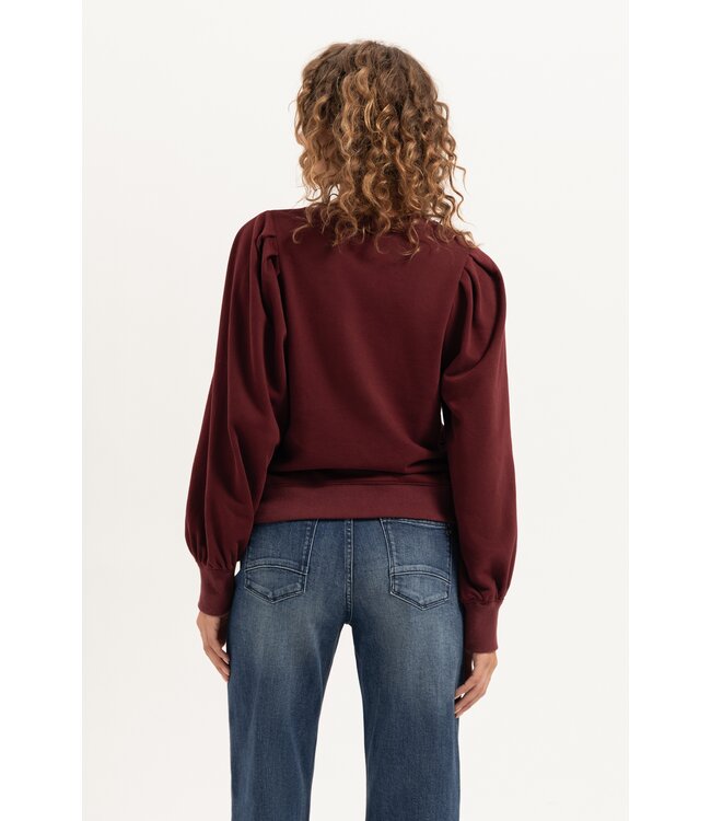 florez Sweater Olly CR0076 burgundy