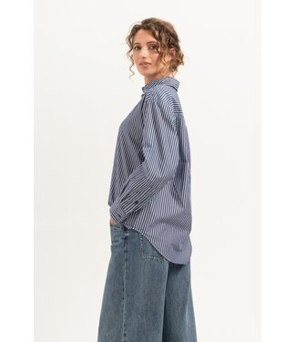 florez Blouse Debby CR0314 blue striped