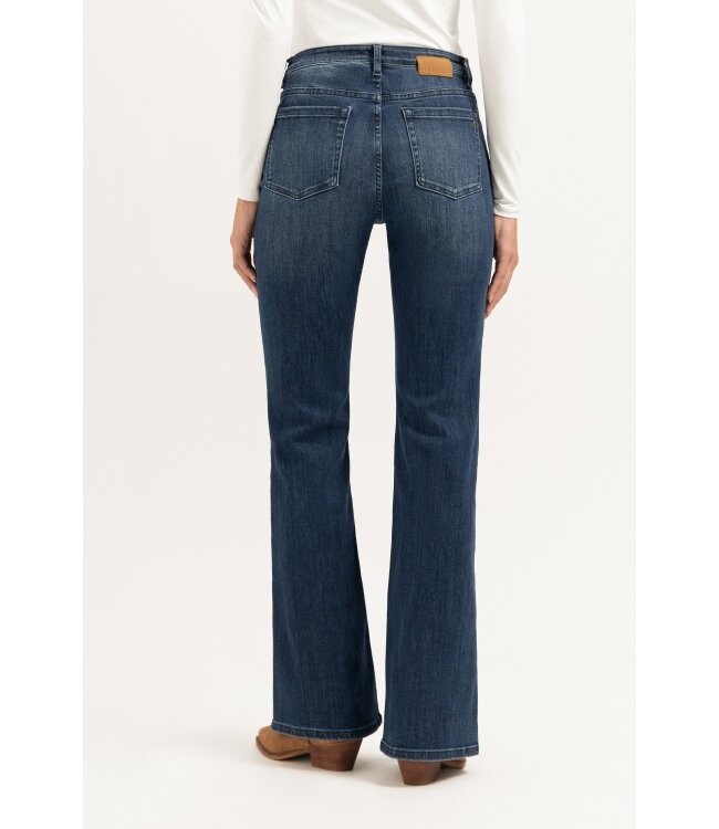 florez Jeans Flared no ruffles CR000 dark blue