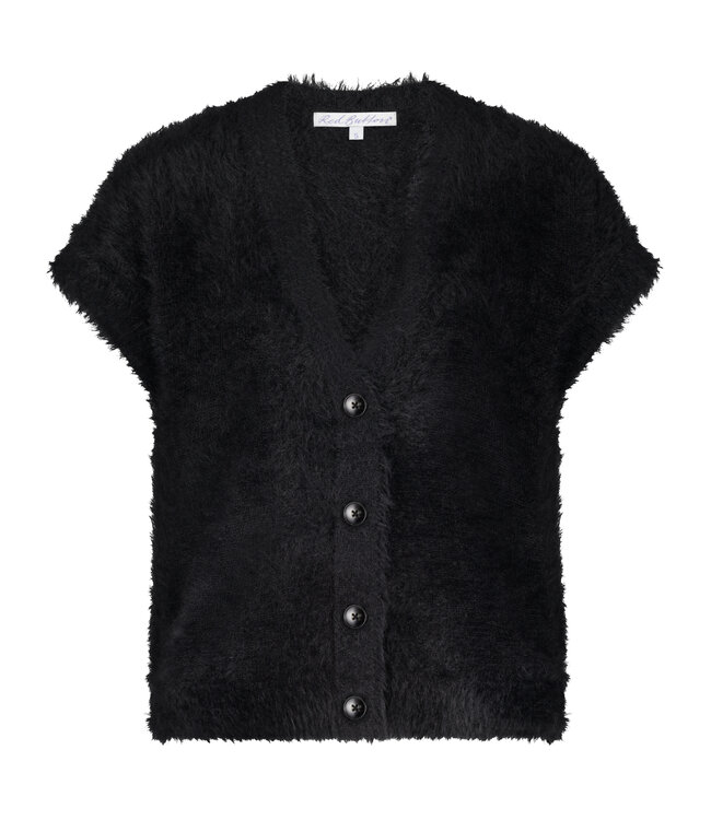 Red Button Top Sleeveless fuzzy SRB4672 (3kl.)