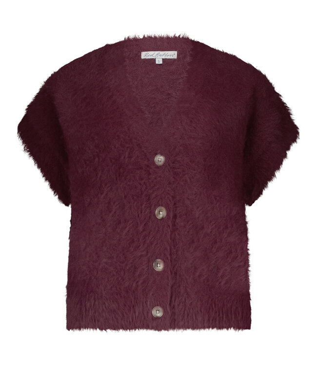 Red Button Top Sleeveless fuzzy SRB4672 (3kl.)