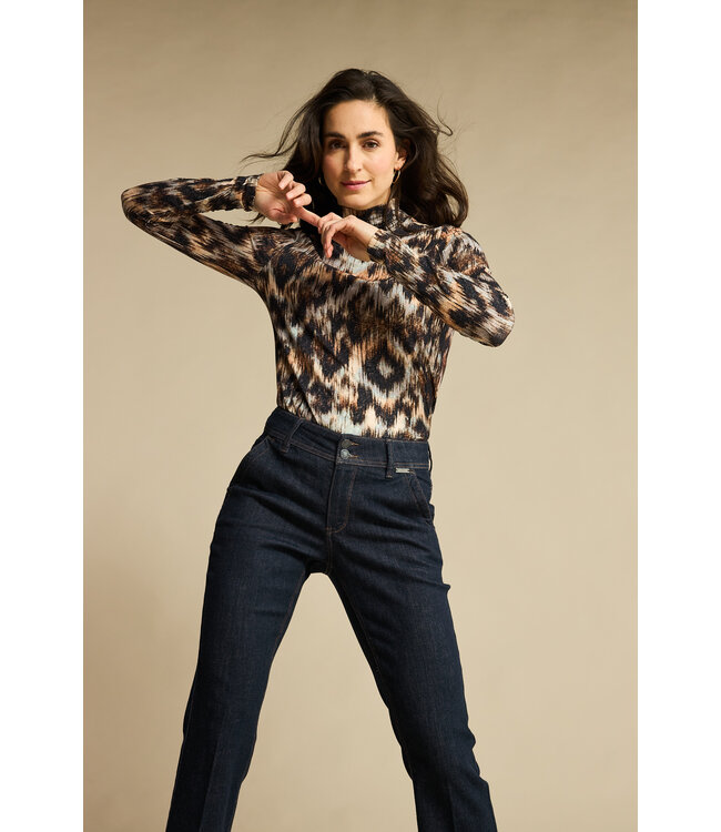 Red Button Top Rolinde SRB4609 mid brown