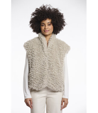 Rino & Pelle Teddy waistcoat Freya birch