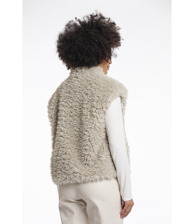 Rino & Pelle Teddy waistcoat Freya birch