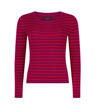 Ydence Knitted top Devina FC2506 fuchsia purple/red