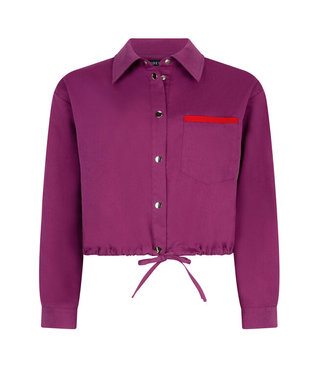 Ydence Blouse Kess F25N-63946 fuchsia purple/red