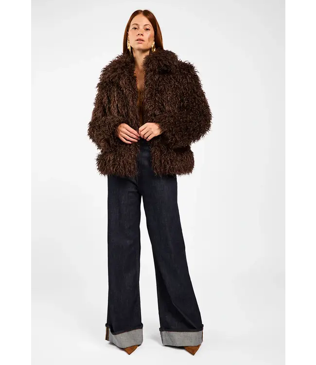 Aaiko Coat Cleo pinecone