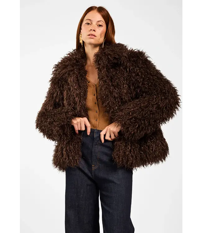 Aaiko Coat Cleo pinecone