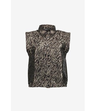 Geisha Gilet 55715-20 black/brown