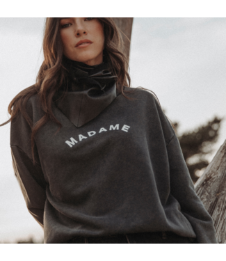 florez Sweater Madame CR0319 washed grey