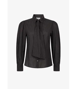 Aaiko Blouse Janesse tie check pes 525 pinecone