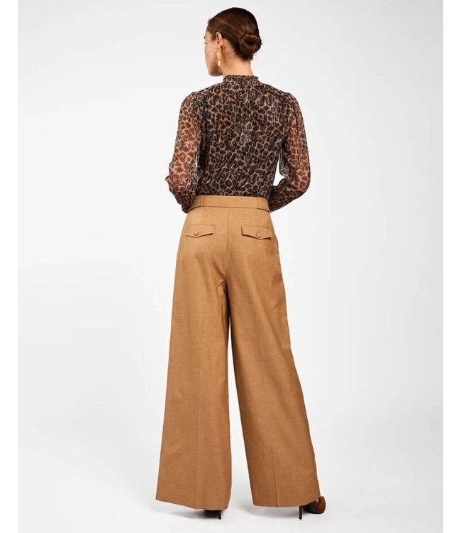 Aaiko Trousers Nore pockets ten 320 bison brown