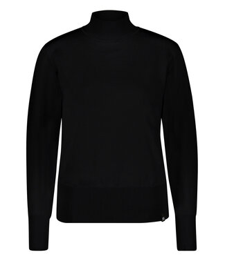 Red Button Turtleneck SRB4685A black
