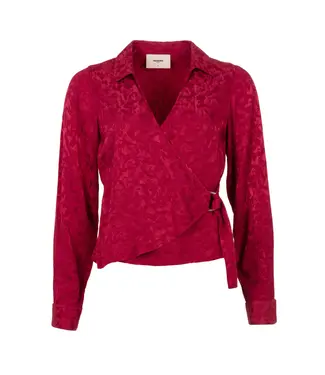 Freebird Blouse Bar beet red