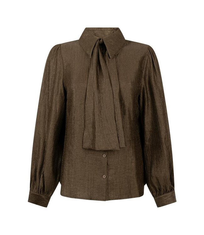 Aaiko Blouse Veronne tie vis 545 laurel leaf