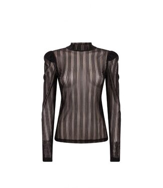 Aaiko Top Ivona mesh pes 123 black
