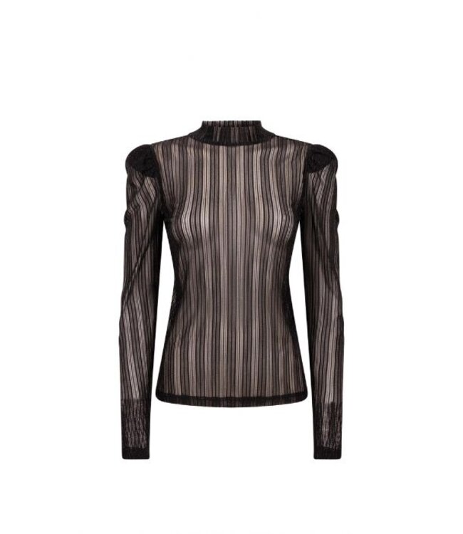 Aaiko Top Ivona mesh pes 123 black